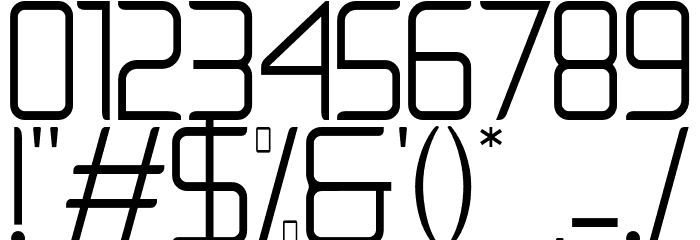 NatalisaLight Font OTHER CHARS