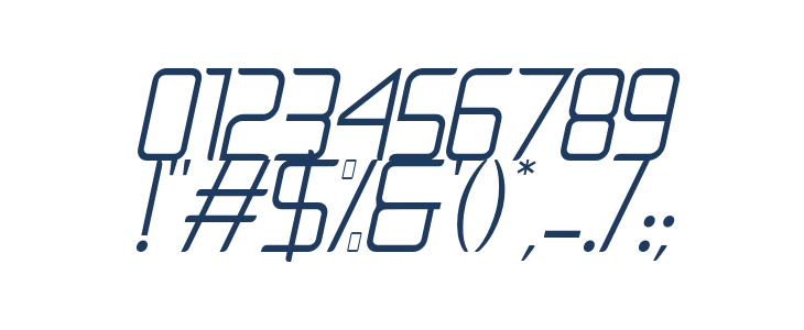 NatalisaLightItalicDemo-LightItalic Other Characters