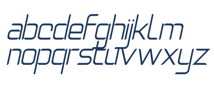 NatalisaLightItalicDemo-LightItalic Lowercase