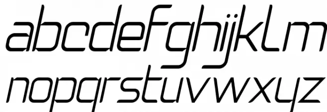 NatalisaLightItalicDemo-LightItalic Caratteri MINUSCOLO
