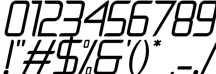 NatalisaRegularItalicDemo-RegularItalic Font OTHER CHARS
