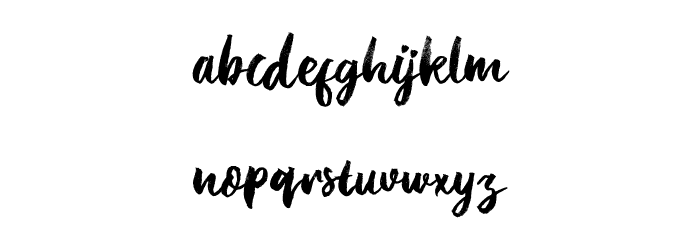 Natalle Font LOWERCASE