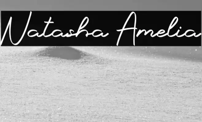 Natasha Amelia Font examples