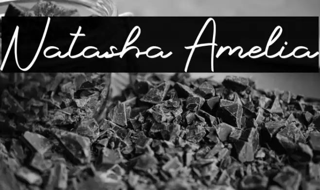 Natasha Amelia Font examples