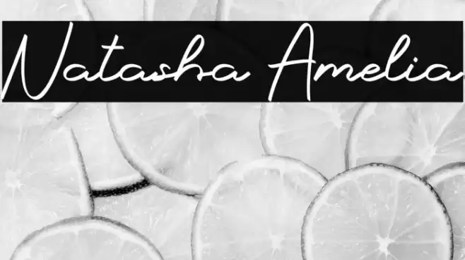 Natasha Amelia Font examples