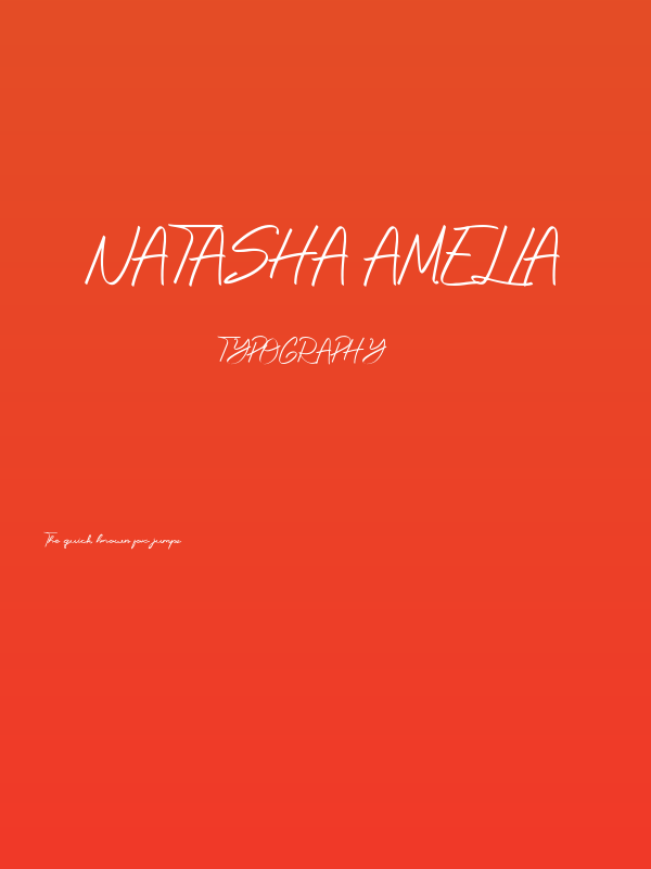 Natasha Amelia Poster
