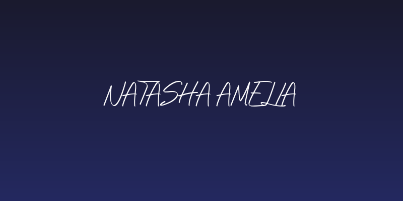 Natasha Amelia Social Header