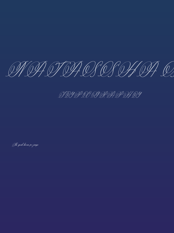 Natassha Sintaleny DEMO VERSION Italic Poster