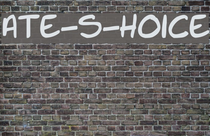 Nate-s-Choice Schriftart examples