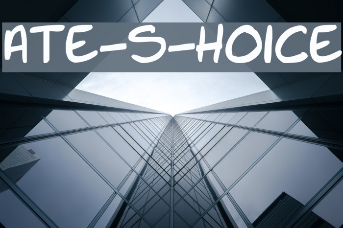 Nate-s-Choice Schriftart examples