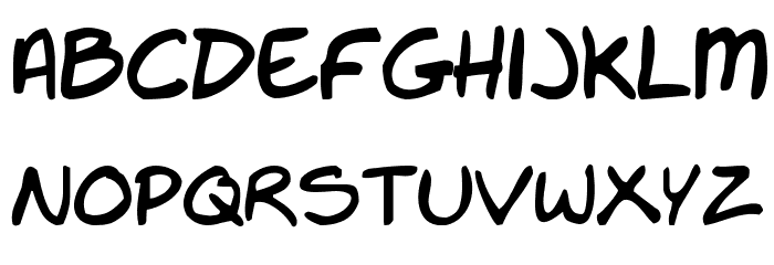 Nate-s-Choice Schriftart Kleinbuchstaben