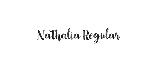 Nathalia Regular Logo