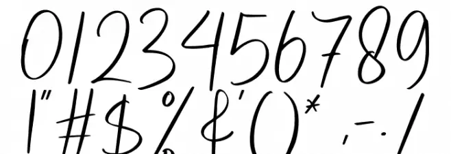 Nathalia Font OTHER CHARS