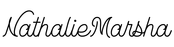 Nathalie Marsha  Frei Schriftart Herunterladen
