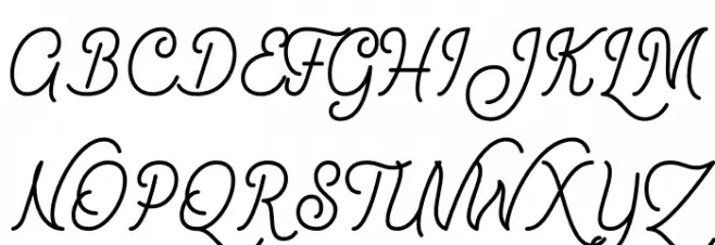 Nathalie Marsha Schriftart Groß