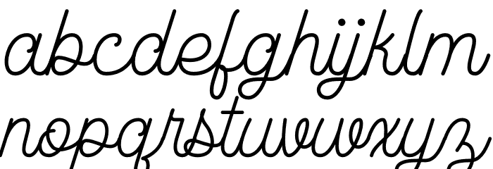 Nathalie Marsha Font LOWERCASE