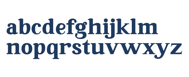 NathalliaDemo-Regular Lowercase