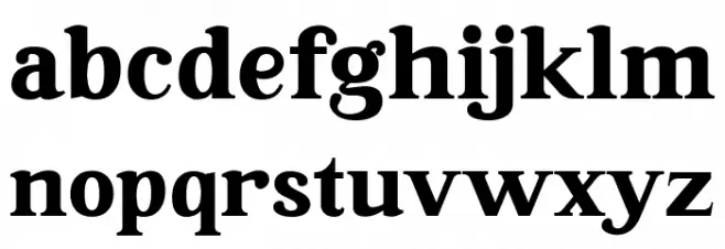 NathalliaDemo-Regular Schriftart Kleinbuchstaben