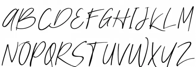 Nathallie demo Regular Schriftart Groß