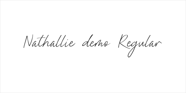 Nathallie demo Regular Logo