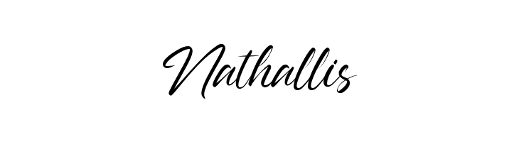 Nathallis  Скачать бесплатные шрифты