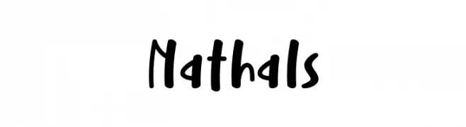 Nathals  Frei Schriftart Herunterladen