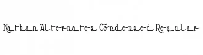 Nathan Alternates Condensed Regular 