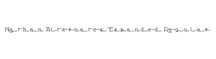 Nathan Alternates Expanded Regular  لخطوط تنزيل
