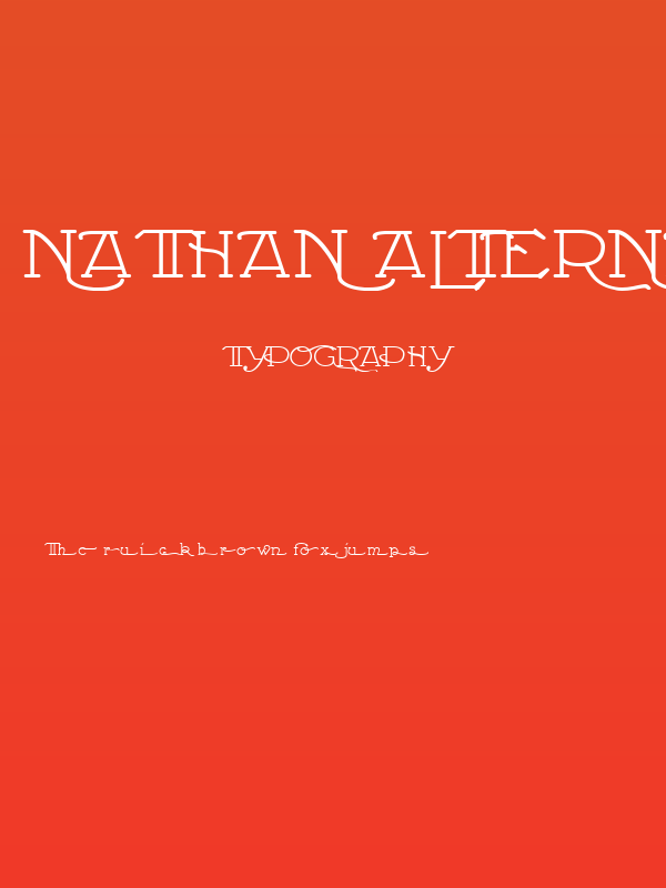 Nathan Alternates Expanded Regular Poster