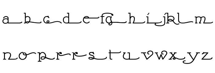 Nathan Alternates Expanded Regular フォント 小文字