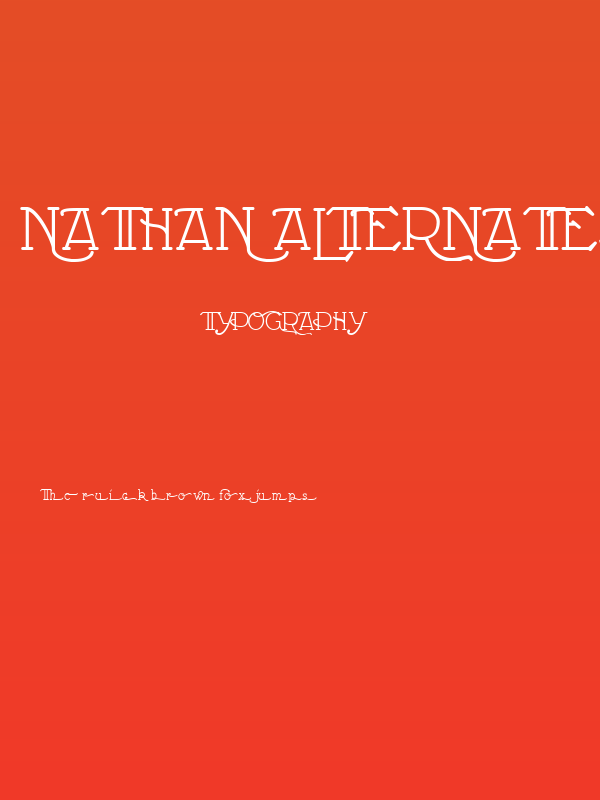 Nathan Alternates Semi-expanded Regular Poster