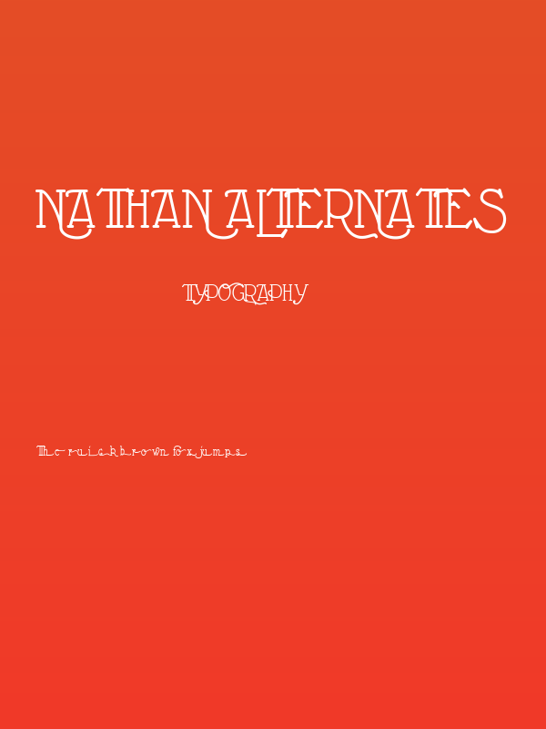 Nathan Alternates Poster