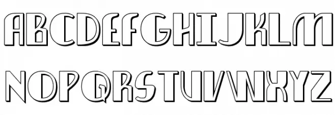 Nathan Brazil 3D Regular Schriftart Groß