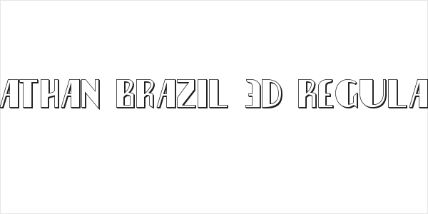 Nathan Brazil 3D Regular Logo