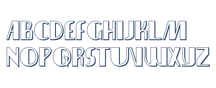 Nathan Brazil 3D Regular Lowercase