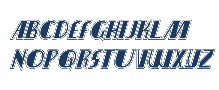 Nathan Brazil Academy Italic Lowercase