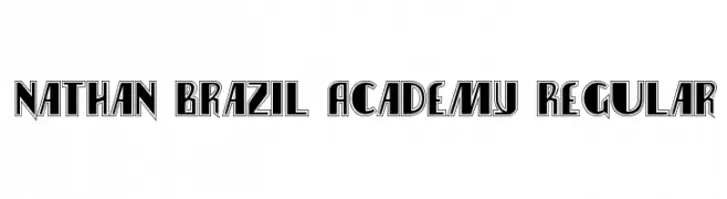 Nathan Brazil Academy Regular  Frei Schriftart Herunterladen