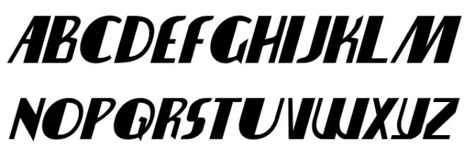 Nathan Brazil Bold Italic Caratteri MINUSCOLO