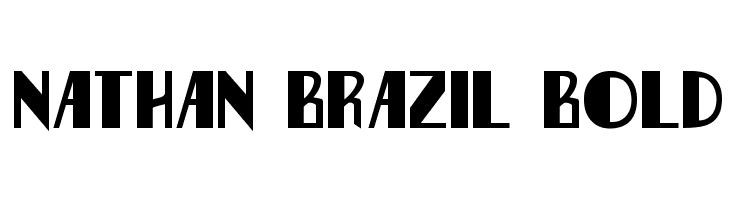 Nathan Brazil Bold  Free Fonts Download