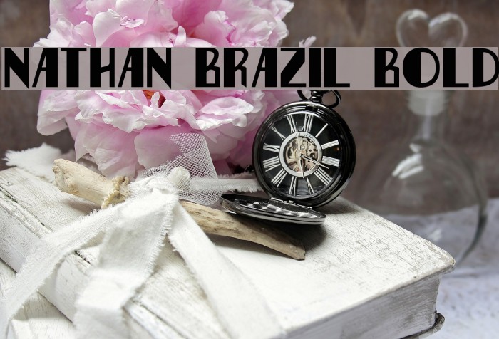 Nathan Brazil Bold Font examples
