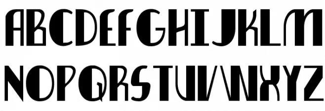 Nathan Brazil Condensed Caratteri MAIUSCOLE