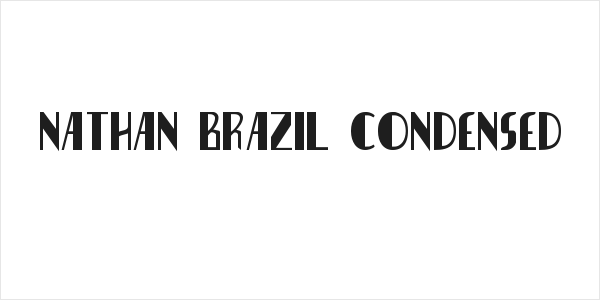 Nathan Brazil Condensed Logo