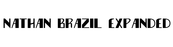 Nathan Brazil Expanded  Free Fonts Download