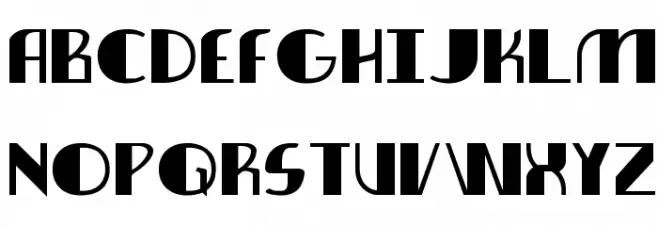 Nathan Brazil Expanded 字体 大写