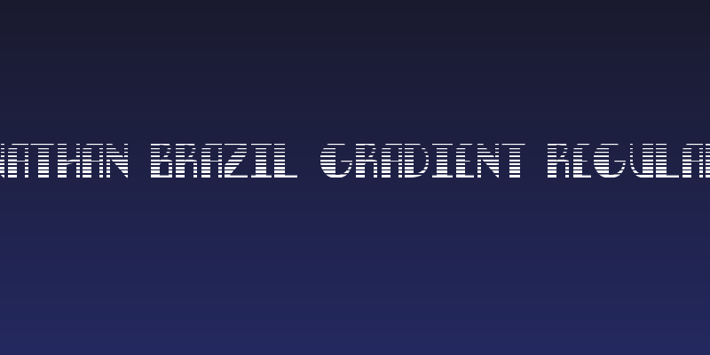 Nathan Brazil Gradient Regular Social Header