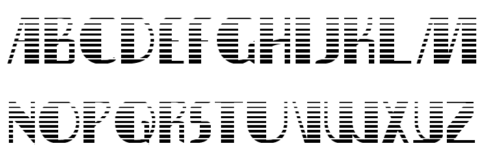 Nathan Brazil Gradient Regular Font LOWERCASE