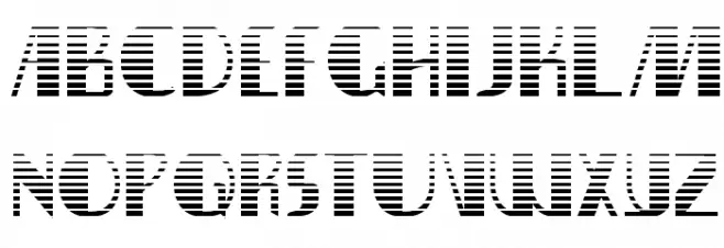 Nathan Brazil Gradient Regular Font Litere mici