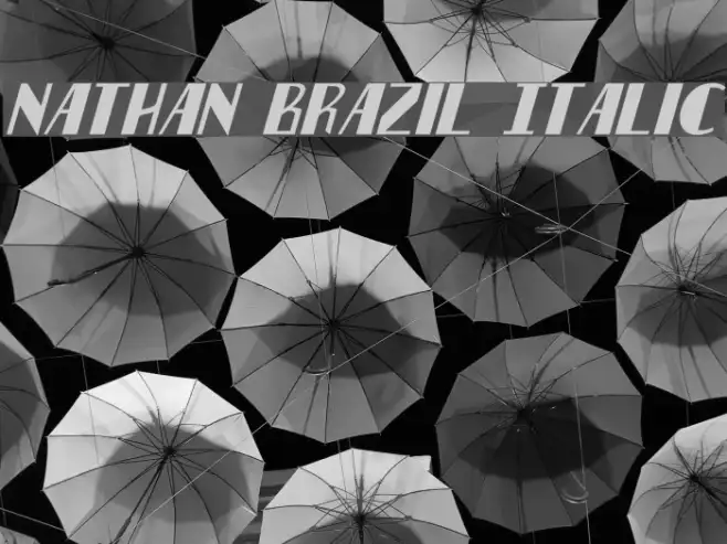 Nathan Brazil Italic Example 1