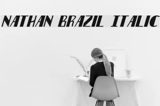 Nathan Brazil Italic Example 3
