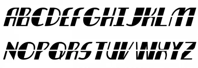 Nathan Brazil Laser Italic Schriftart Groß